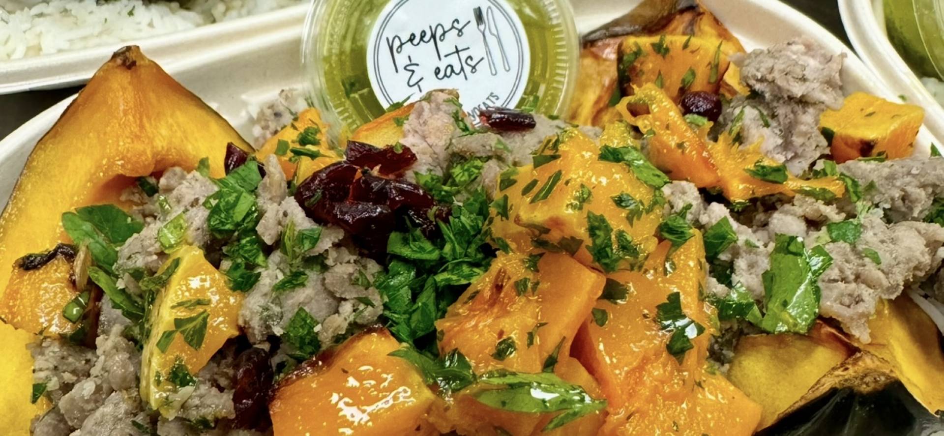 Sweet & Savory Maple Sausage Acorn Squash (GF/DF)