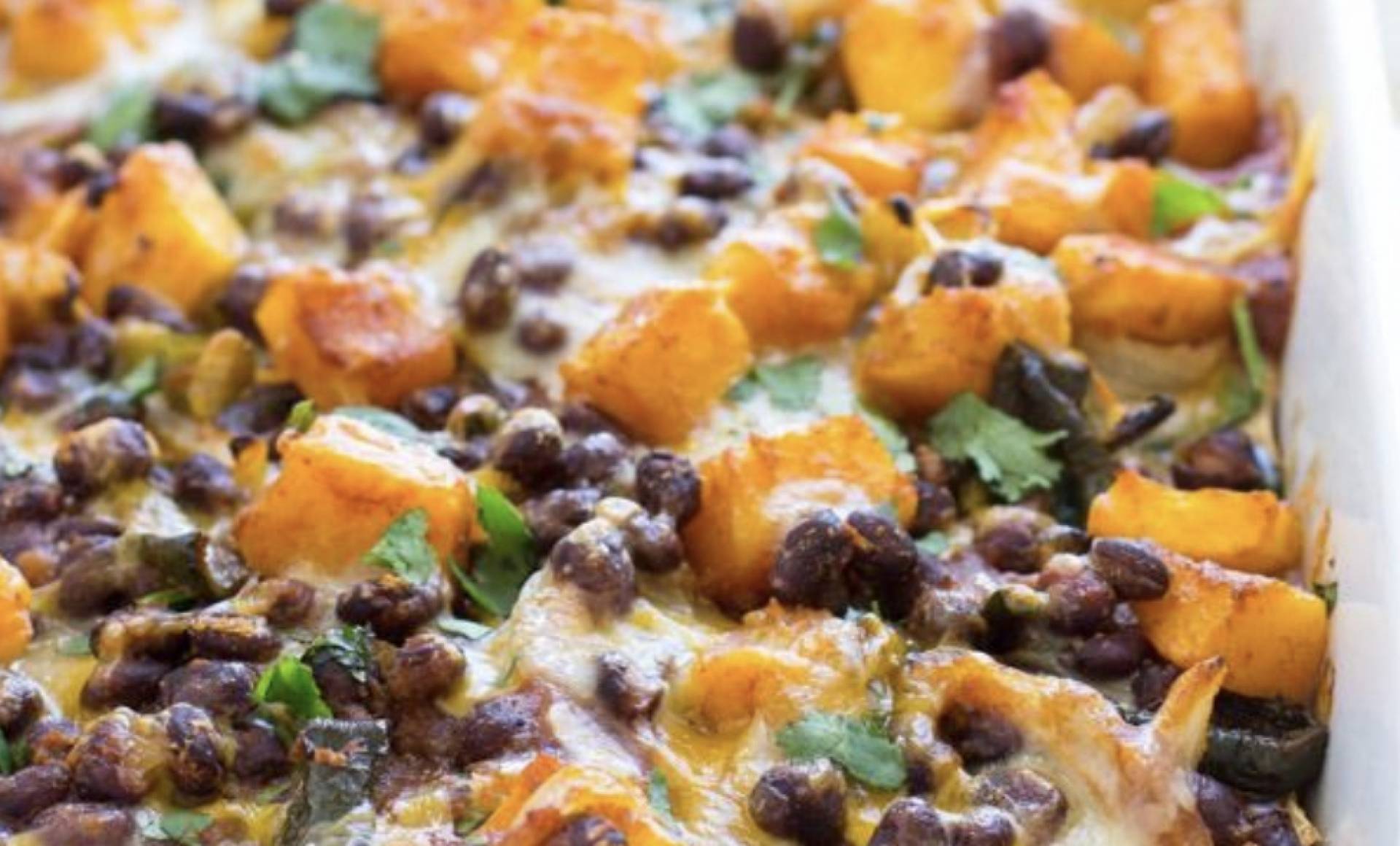 Cheesy Vegetarian Farmers Market Veggie Quinoa Casserole with Black Beans