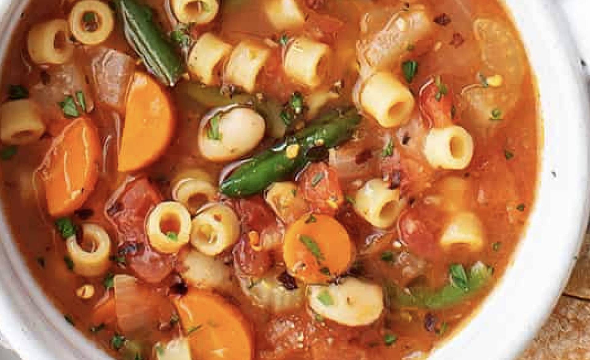 Minestrone Soup (Little Pond Farm Veggies)