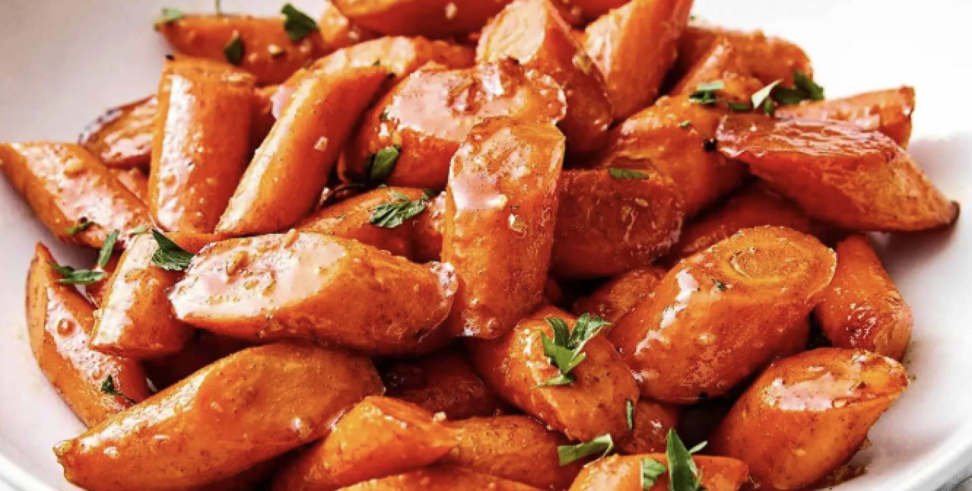 Garlic-Honey Glazed Carrots (Feeds 6-8)