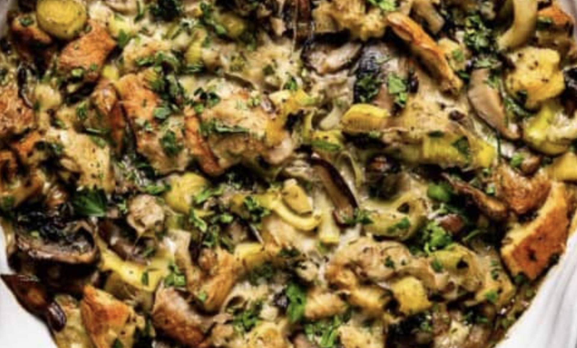 Leek & Wild Mushroom Stuffing (Feeds 6-8)