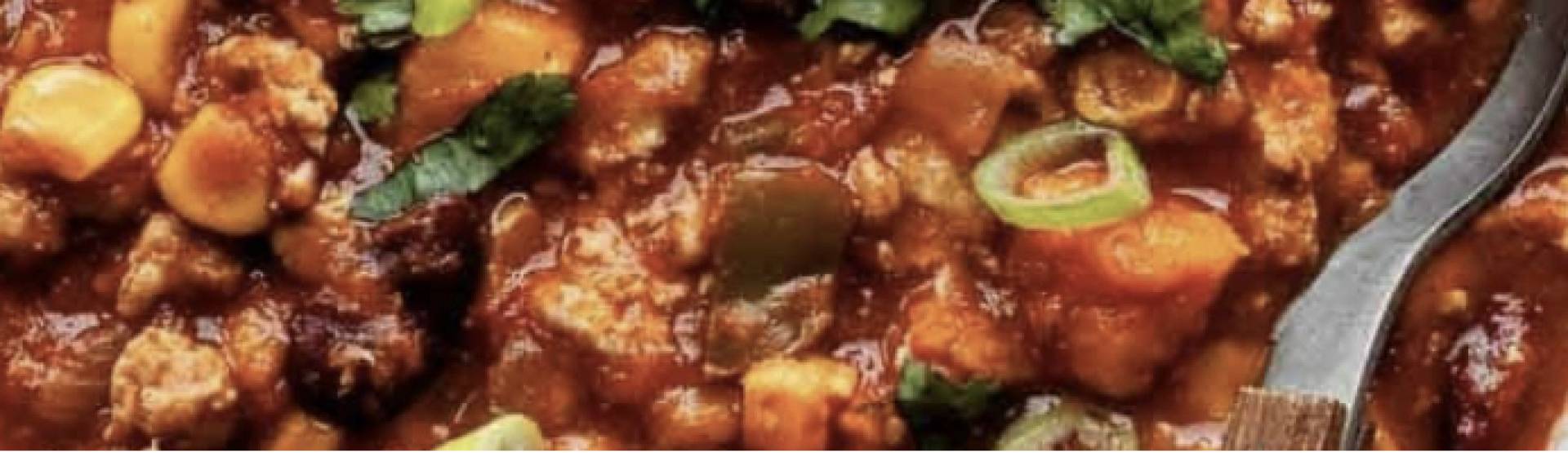 (GF/DF) Vegetarian Sweet Potato Bean Chili